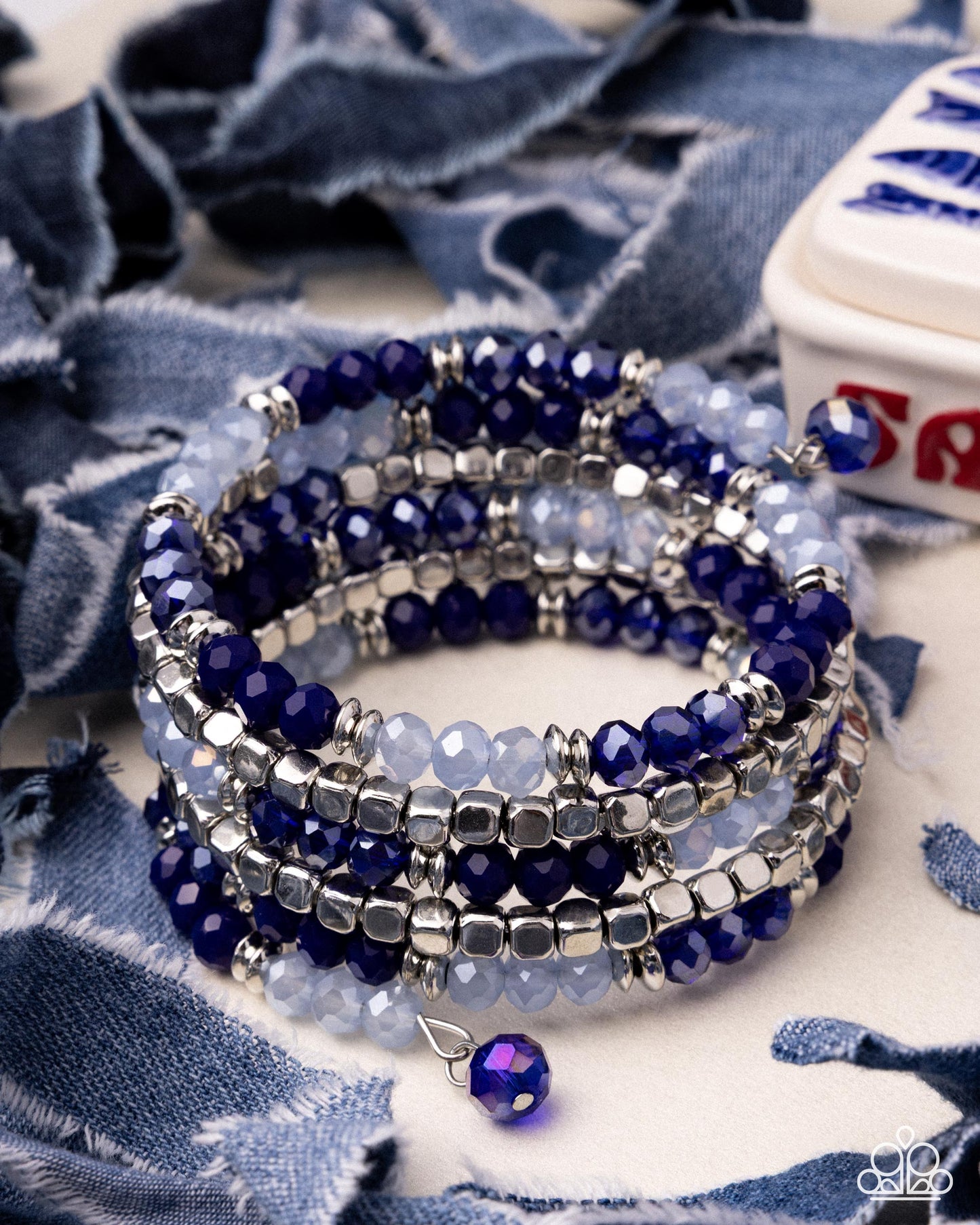 Memorable Masterpiece - Blue - Paparazzi Bracelet Image