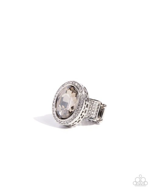 Favorable Facets - Silver - Paparazzi Ring Image
