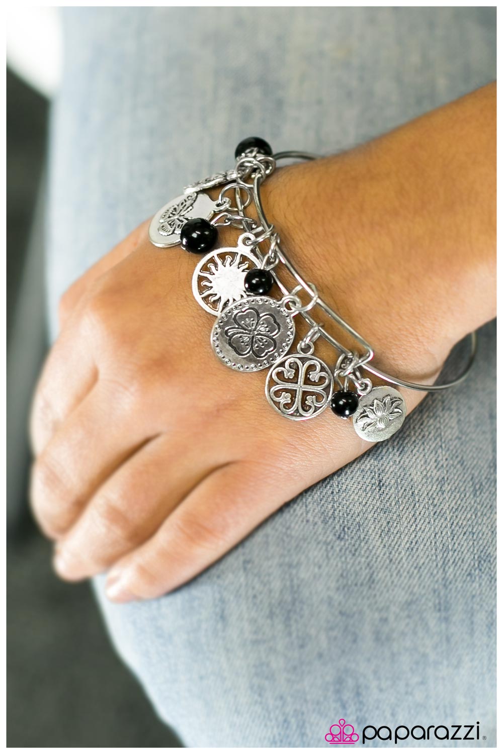 Paparazzi Bracelet ~ Its Your Lucky Day  - Black