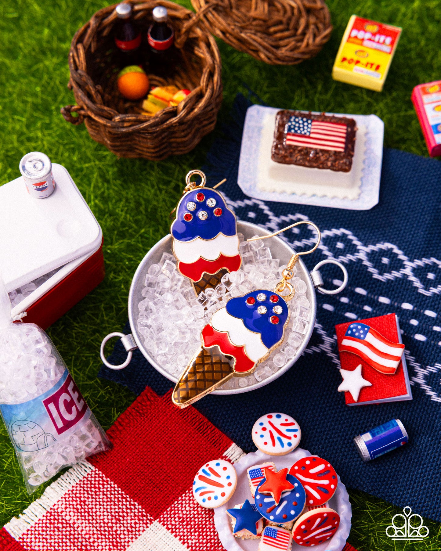 Imaginative Ice Cream - Paparazzi Earring Image