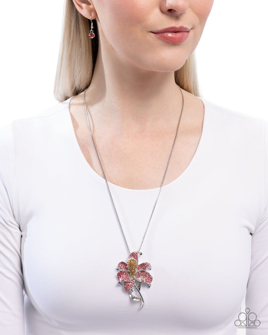 Lily Luminescence - Pink - Paparazzi Necklace Image