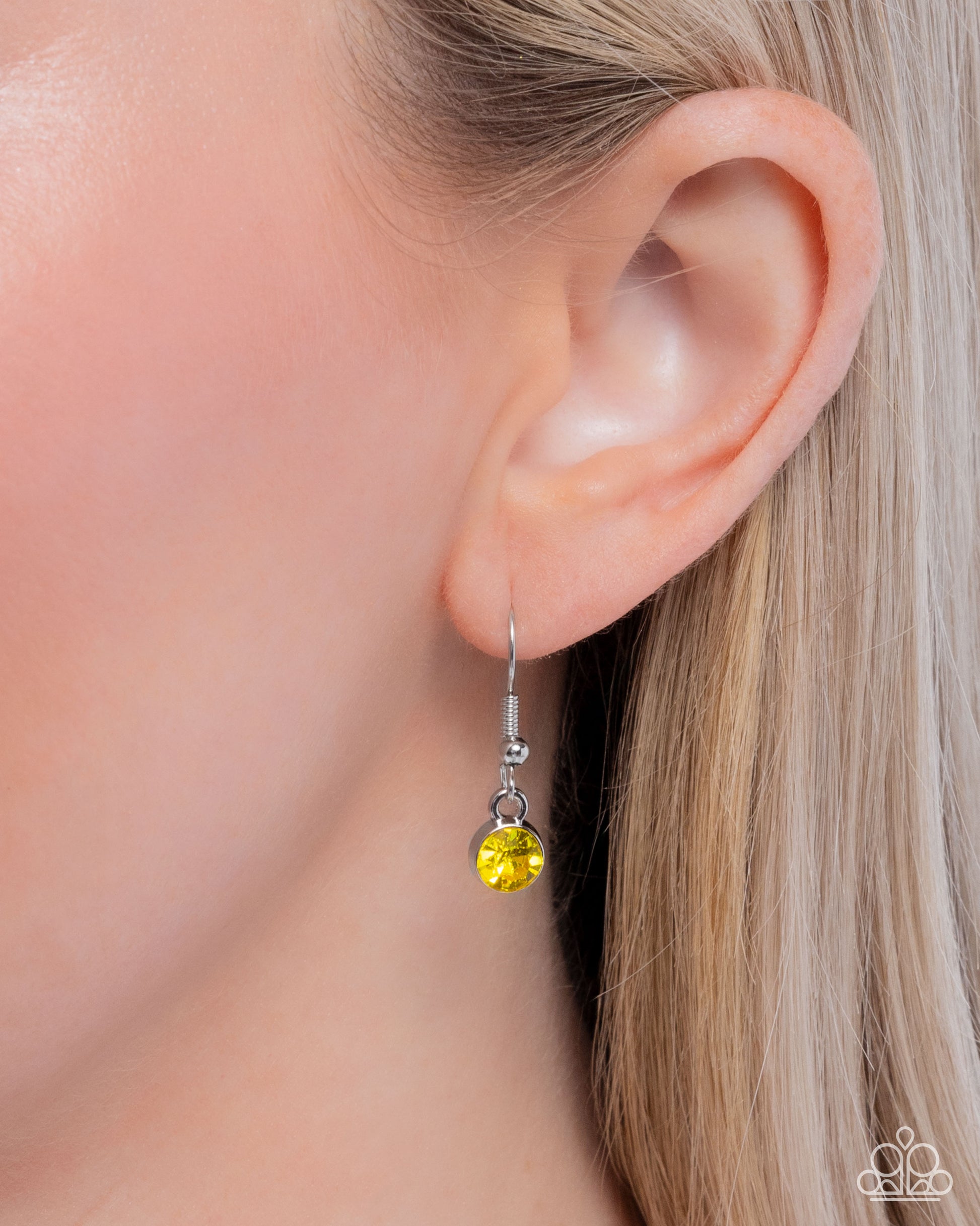 Lily Luminescence - Yellow - Paparazzi Necklace Image