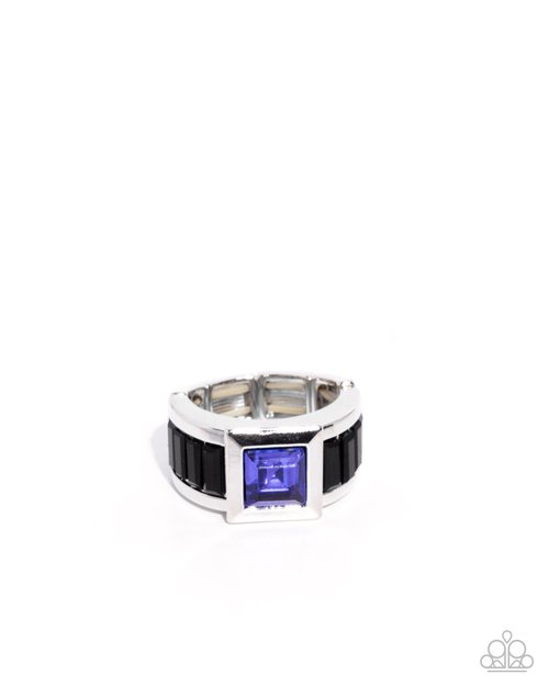 Encased Entrepreneur - Blue - Paparazzi Ring Image