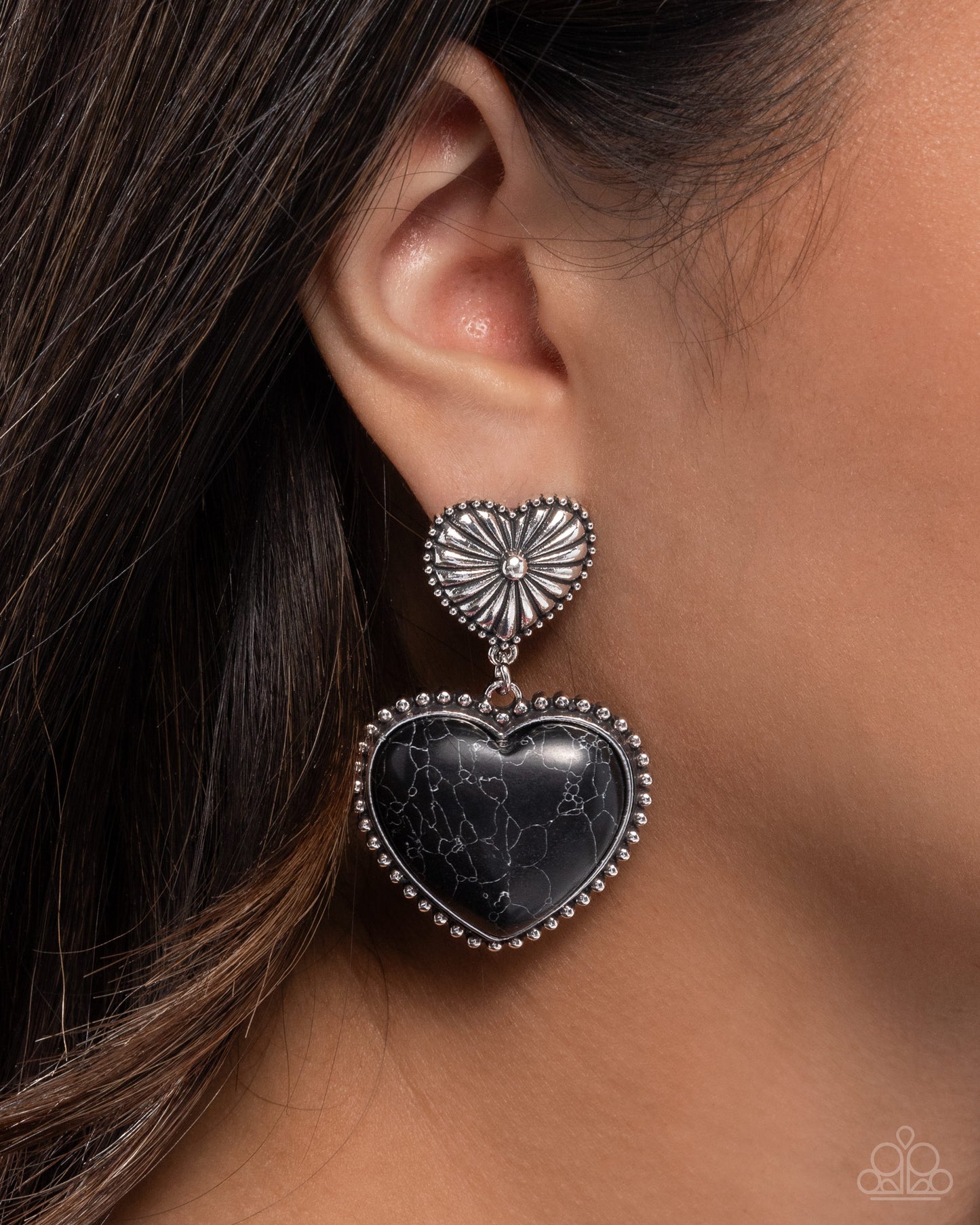 Rustic Reinvention - Black - Paparazzi Earring Image