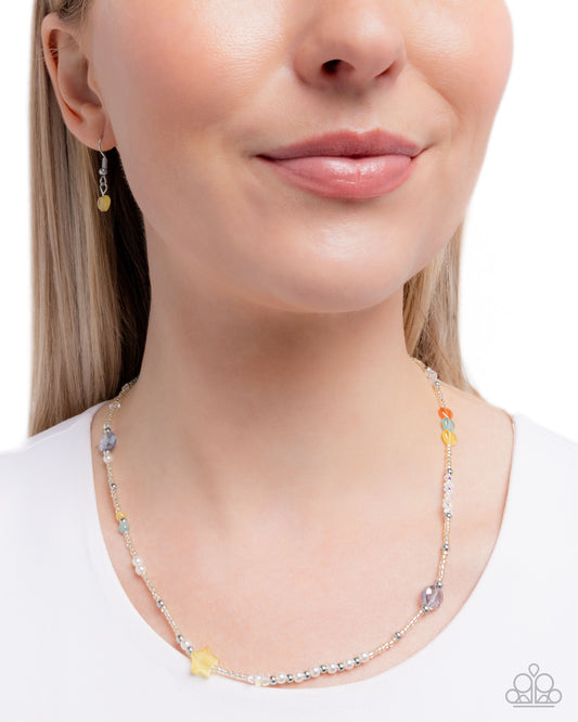 Sensational Sunset - Yellow - Paparazzi Necklace Image