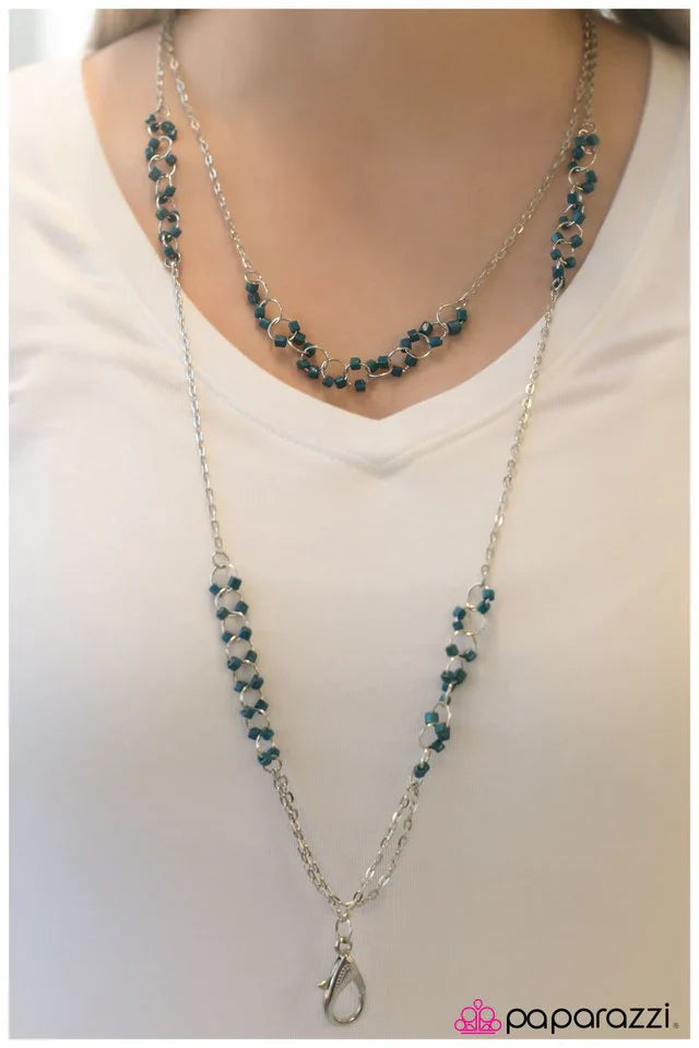 Paparazzi Necklace ~ The Big Picture - Blue