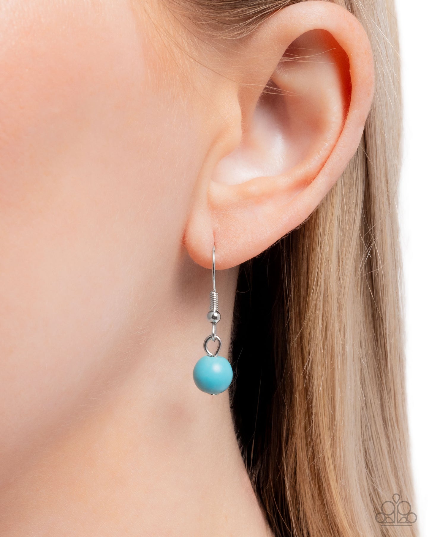 Prized Pendant - Blue - Paparazzi Necklace Image