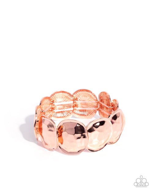 Tortoise Texture - Copper - Paparazzi Bracelet Image