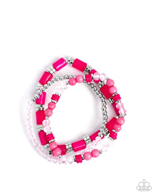 Colorful Champion - Pink - Paparazzi Bracelet Image