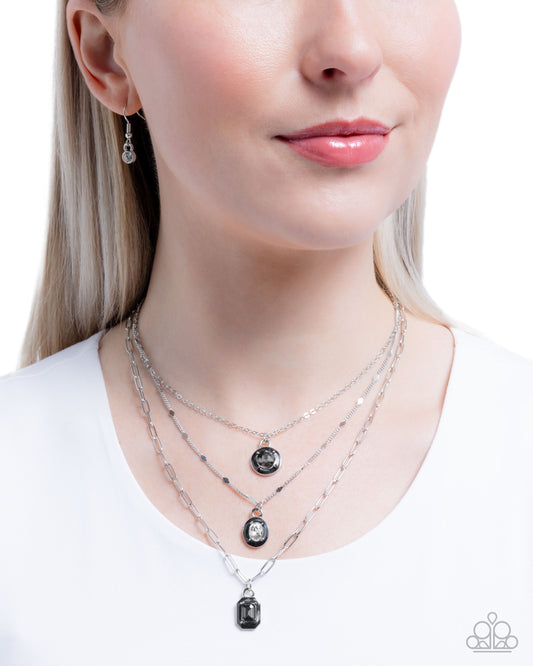 Driven Dazzle - Black - Paparazzi Necklace Image