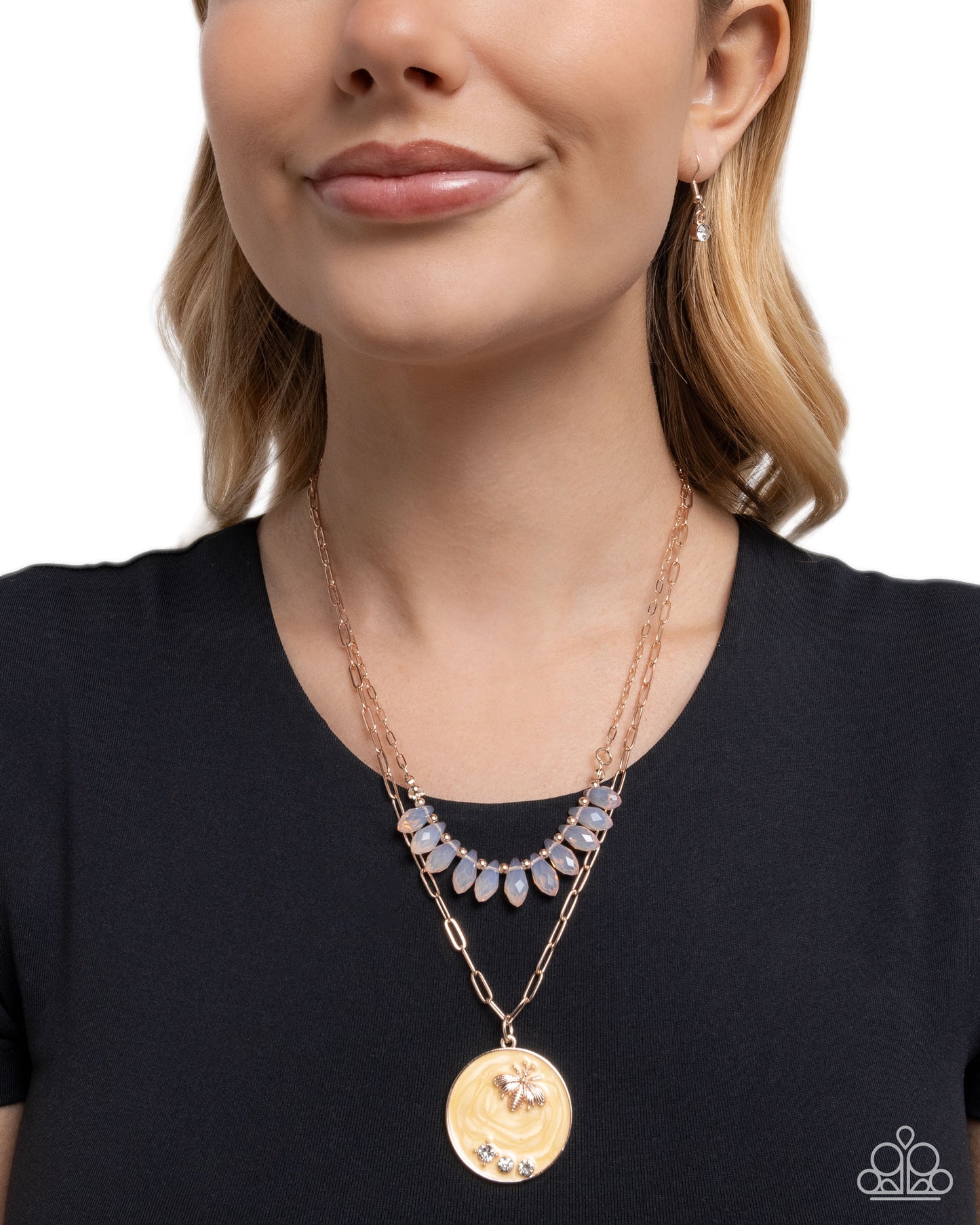 Bee Bravado - Yellow - Paparazzi Necklace Image