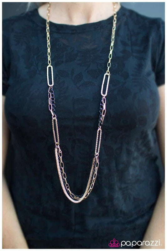 Paparazzi Necklace ~ No Pressure - Gold