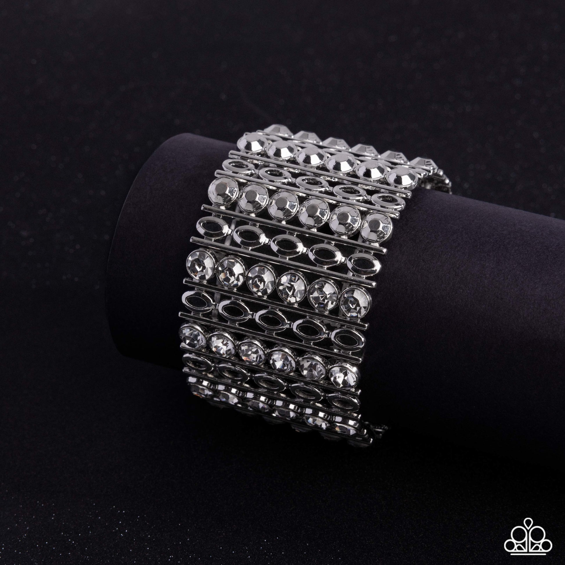 Reflective Rows - Paparazzi Bracelet Image