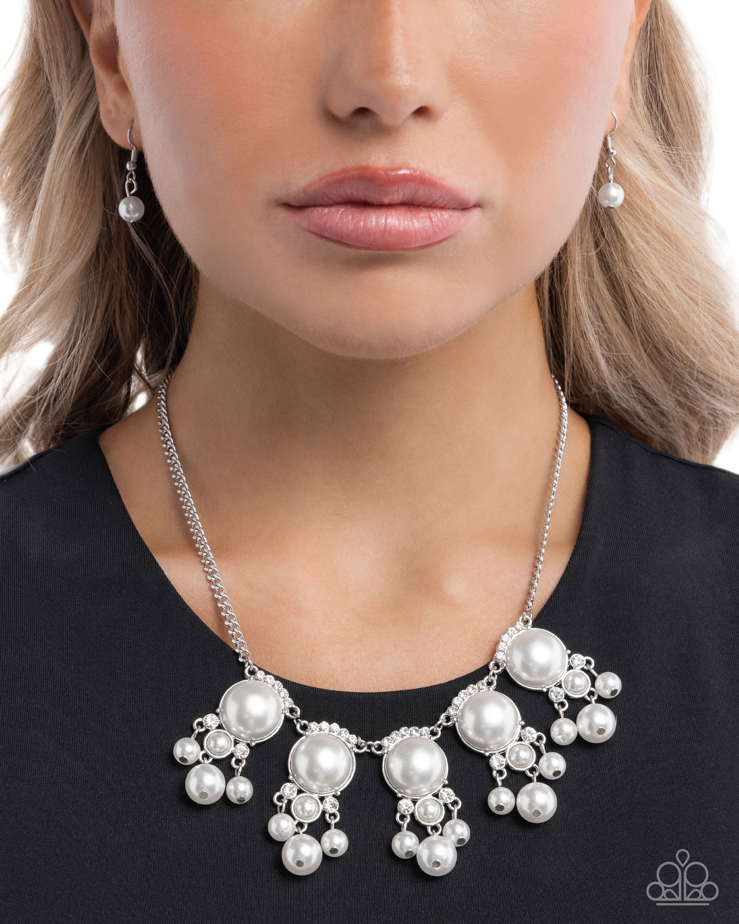 Proverbial Pearls - White - Paparazzi Necklace Image