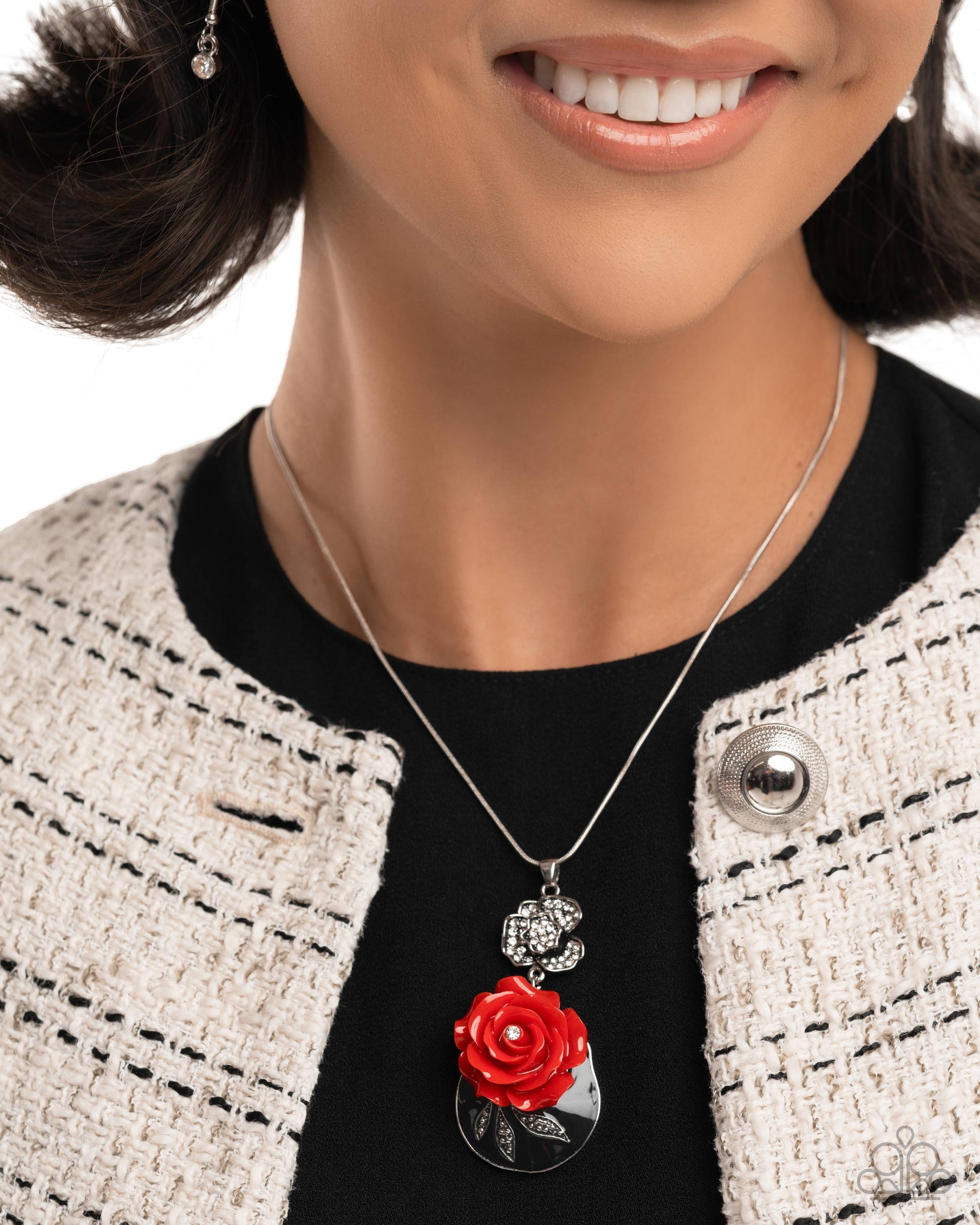 Rosy Reception - Complete Look - Red - Paparazzi Product Image
