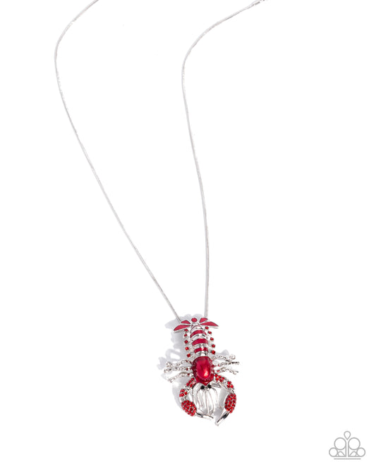 Legendary Lobster - Complete Look - Red - Paparazzi Product Image