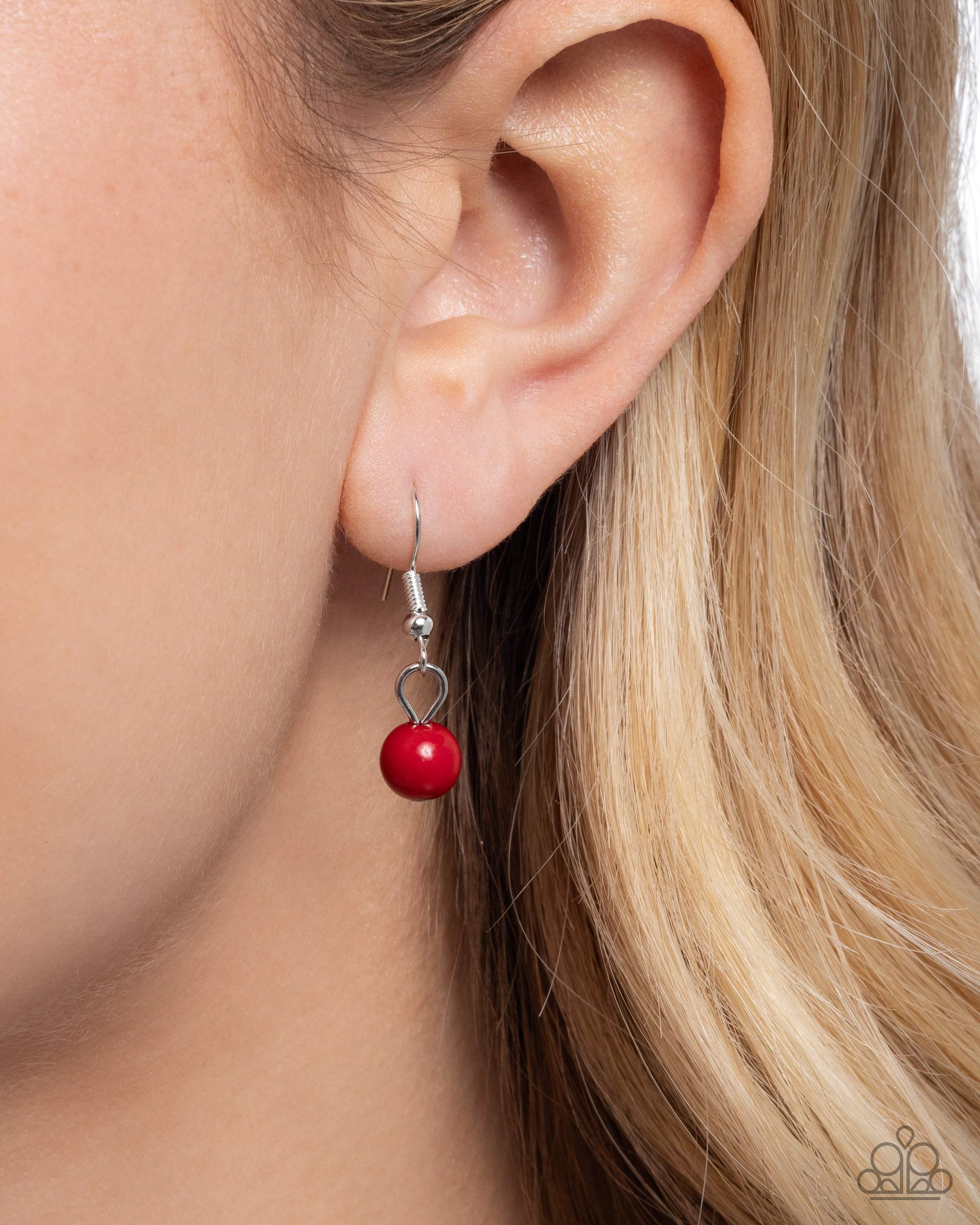 Seed Bead Statement - Red - Paparazzi Necklace Image