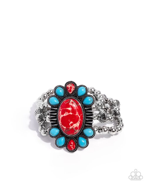 Prairie Protection - Red - Paparazzi Bracelet Image