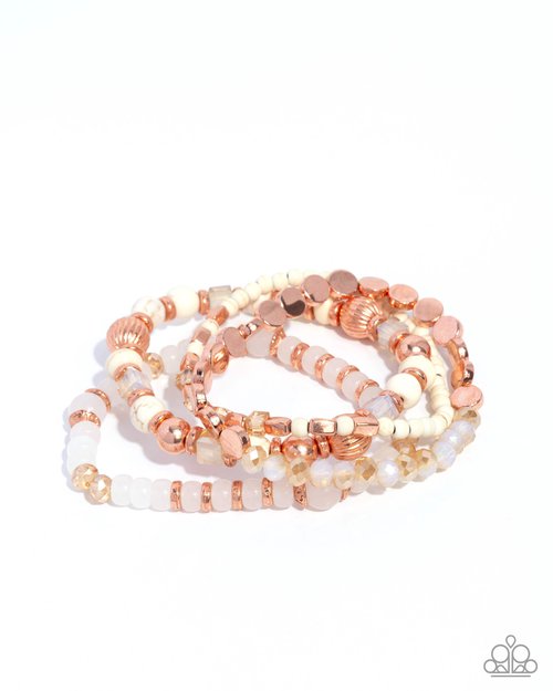Marbled Mural - Copper - Paparazzi Bracelet Image