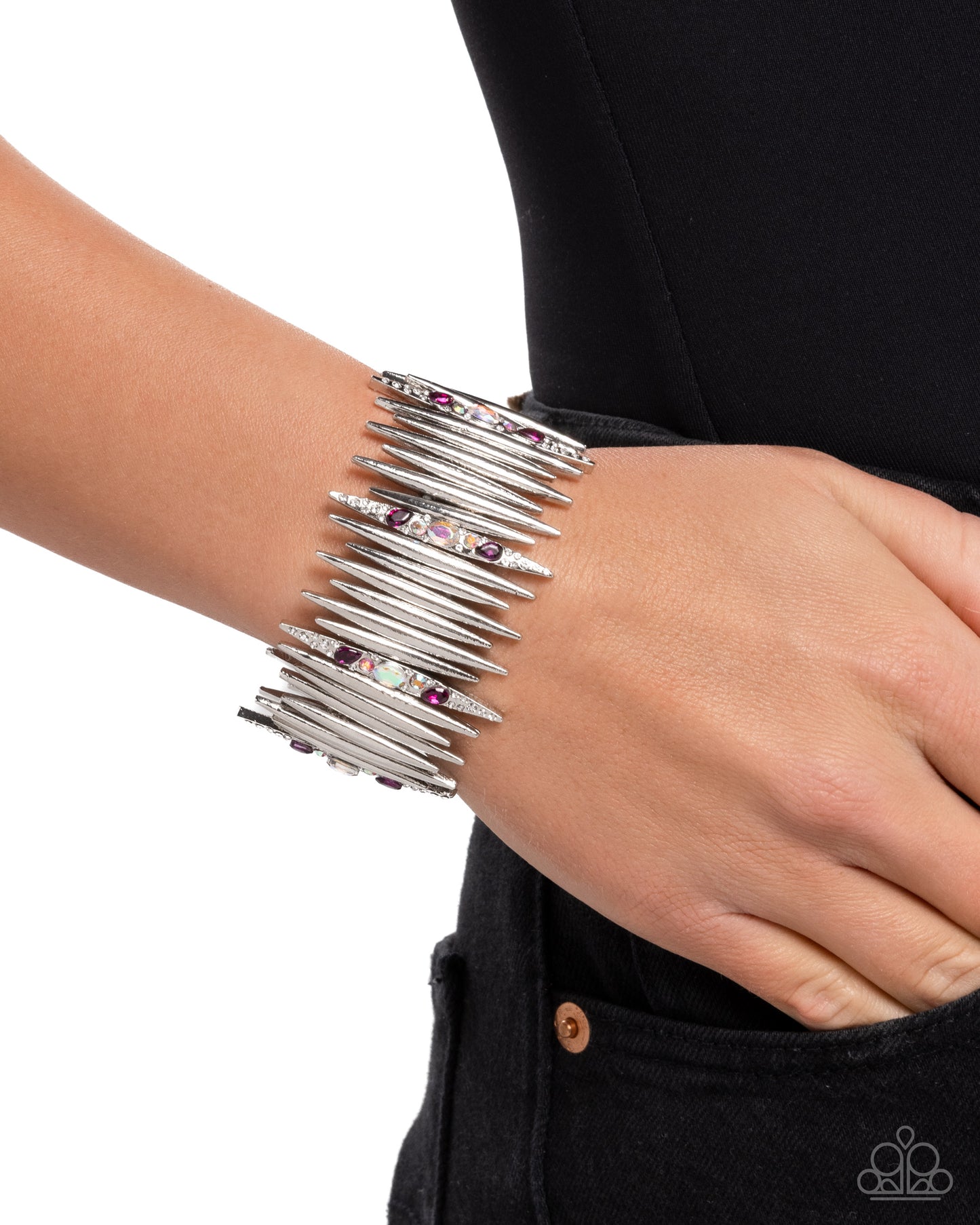 Pointed Potential - Pink - Paparazzi Bracelet Image