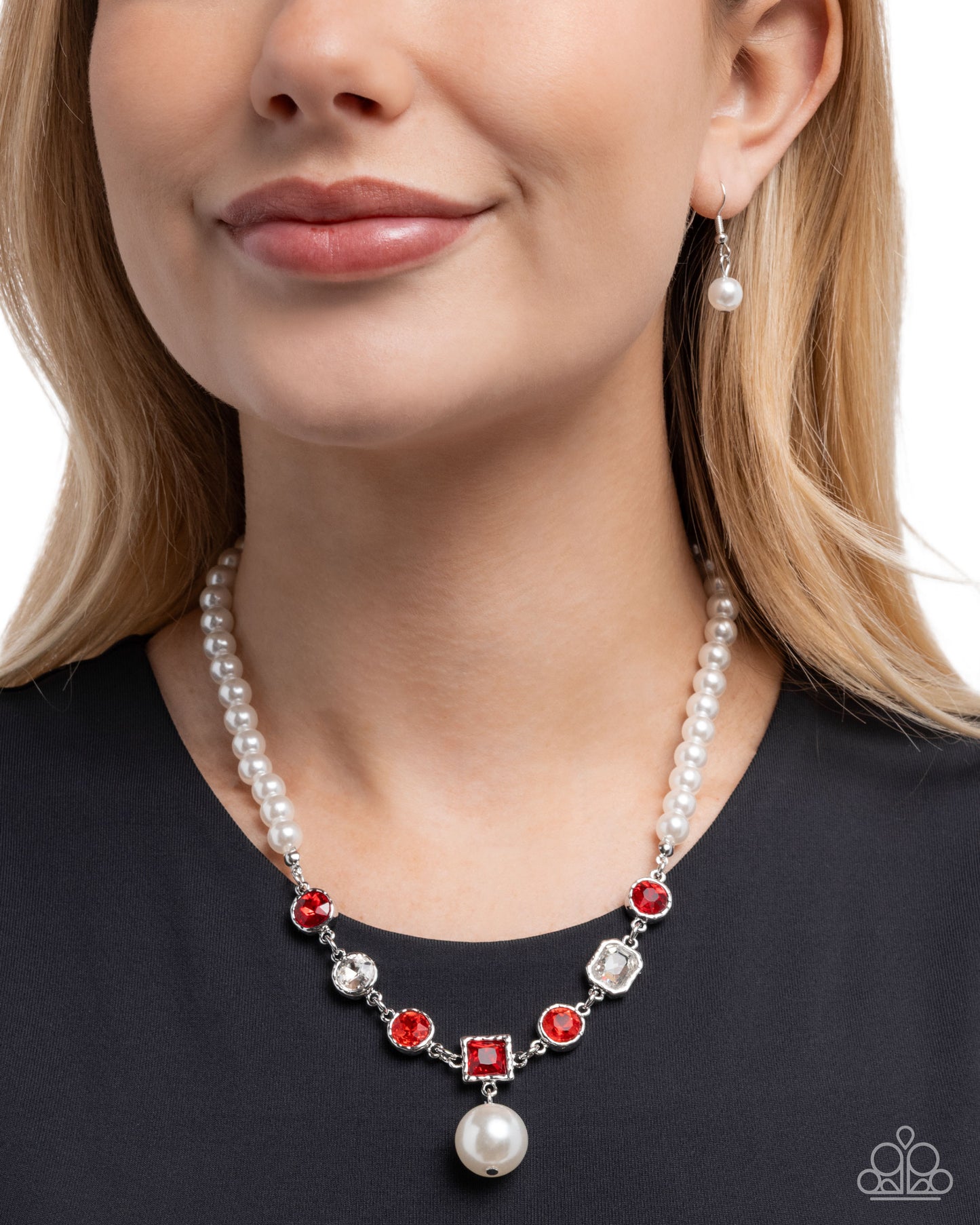 Polished Palace - Red - Paparazzi Necklace Image