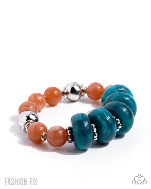 Bright Broadcast - Blue - Paparazzi Bracelet Image