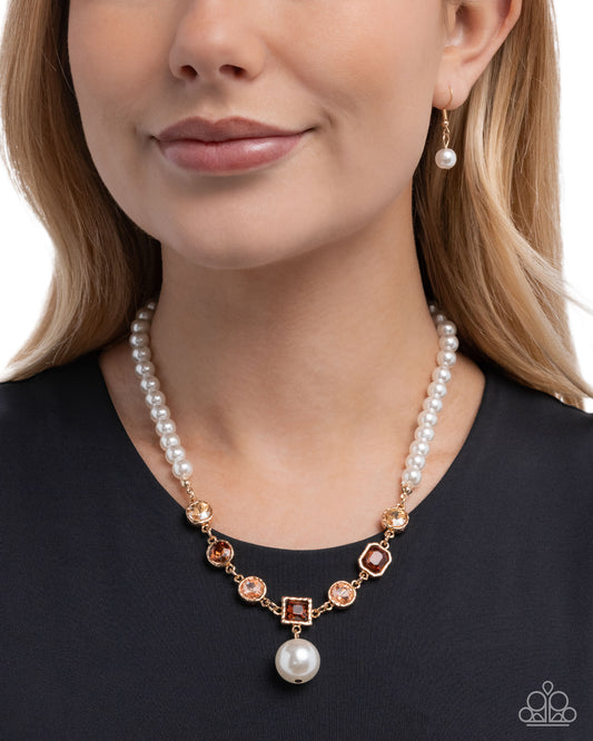 Polished Palace - Brown - Paparazzi Necklace Image