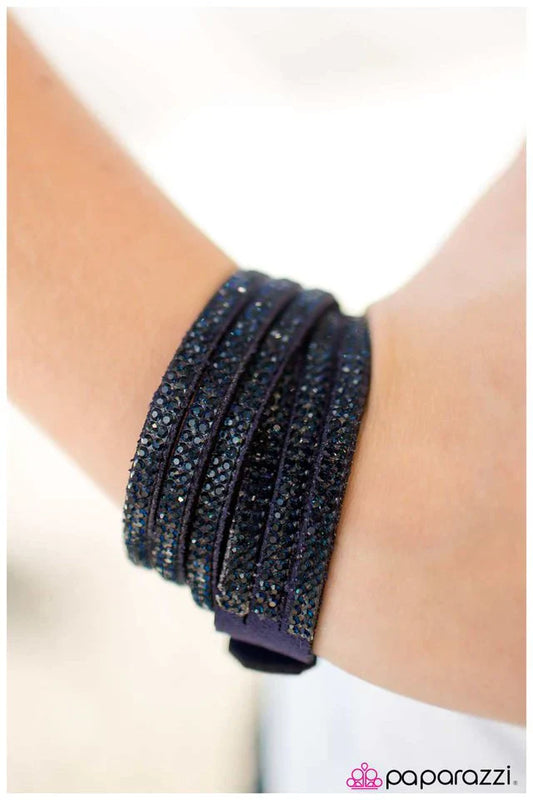 Paparazzi Bracelet ~ The WRAP Nae Nae - Blue
