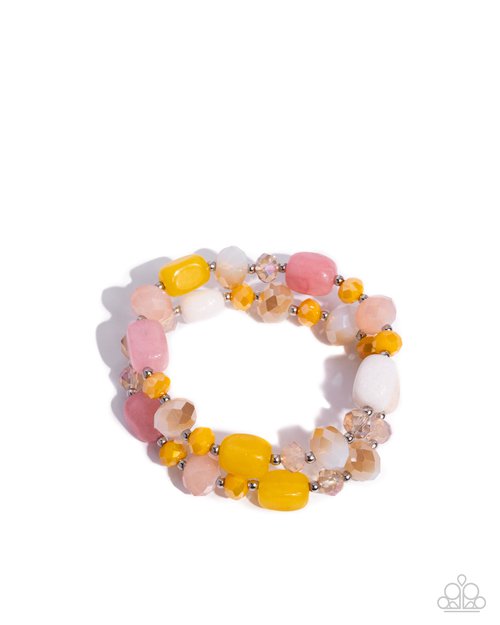 Colorful Captain - Yellow - Paparazzi Bracelet Image