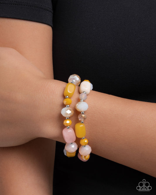 Colorful Captain - Yellow - Paparazzi Bracelet Image