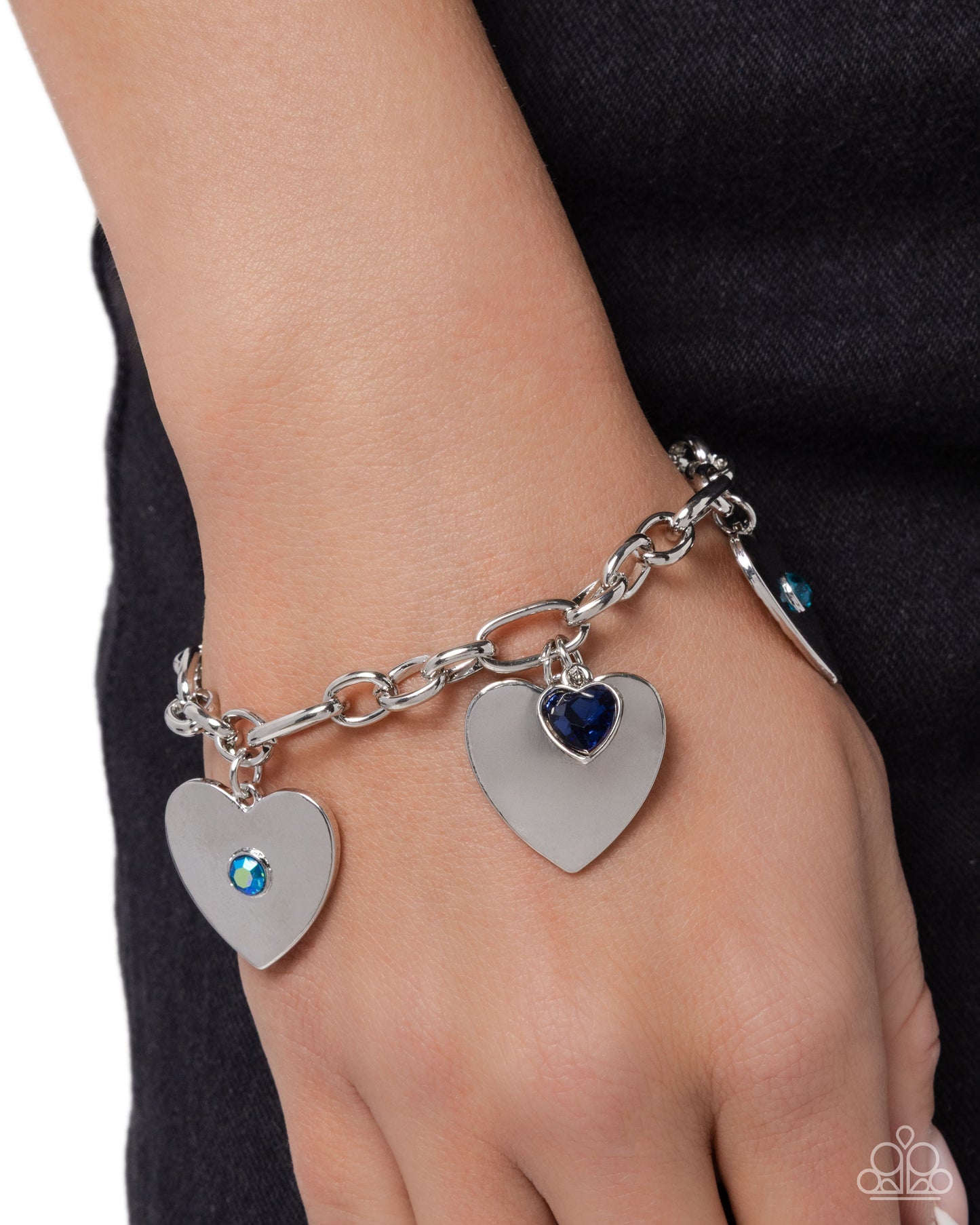 In Love With You - Blue - Paparazzi Bracelet Image