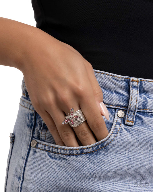Gated Glide - Pink - Paparazzi Ring Image