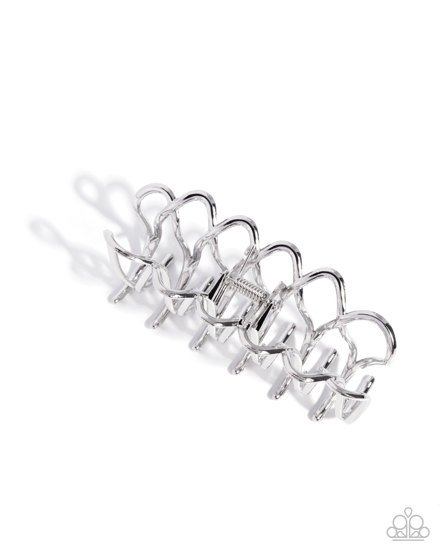 Scalloped Showstopper - Silver - Paparazzi Hair Accessories Image