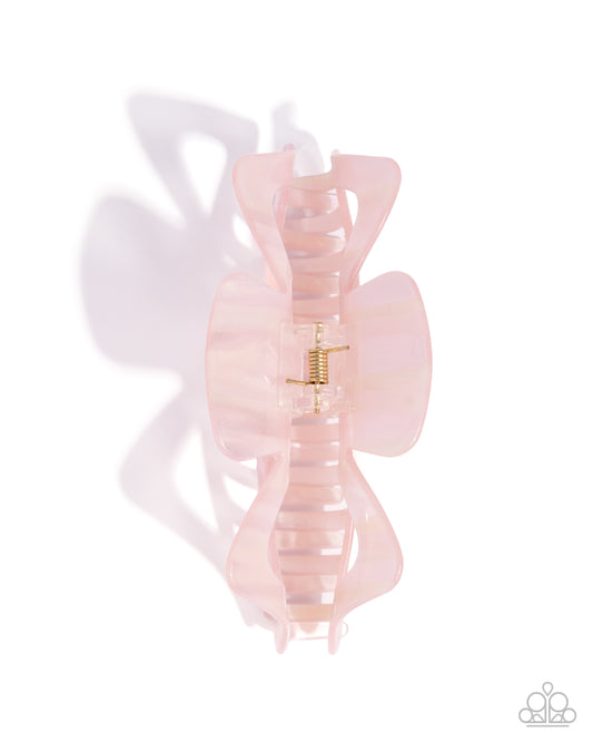 Striped State of Mind - Pink - Paparazzi Hair Accessories Image