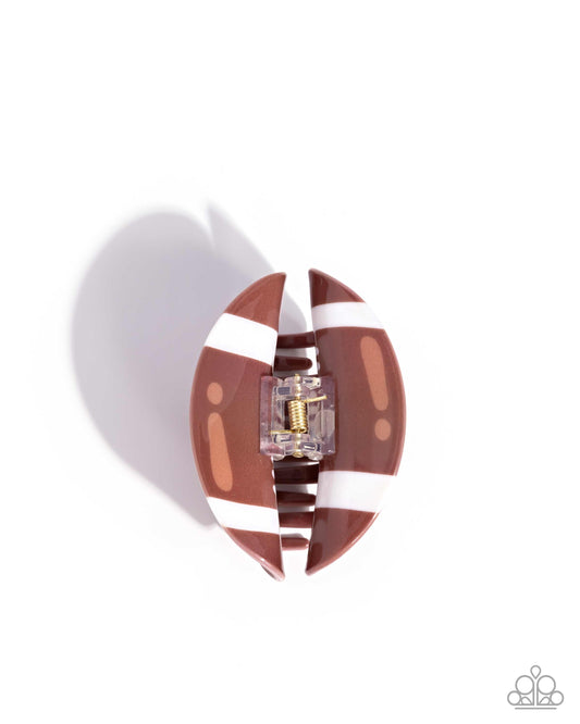 Touchdown Tale - Brown - Paparazzi Hair Accessories Image