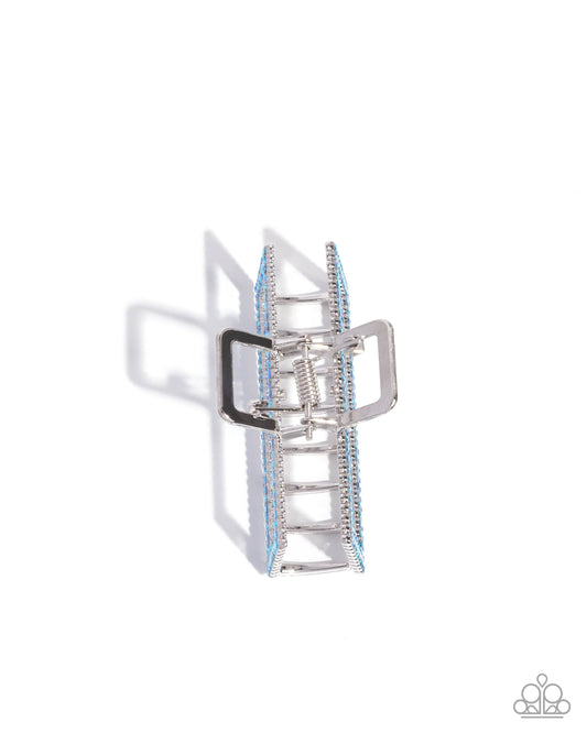 A Glittery Example - Blue - Paparazzi Hair Accessories Image