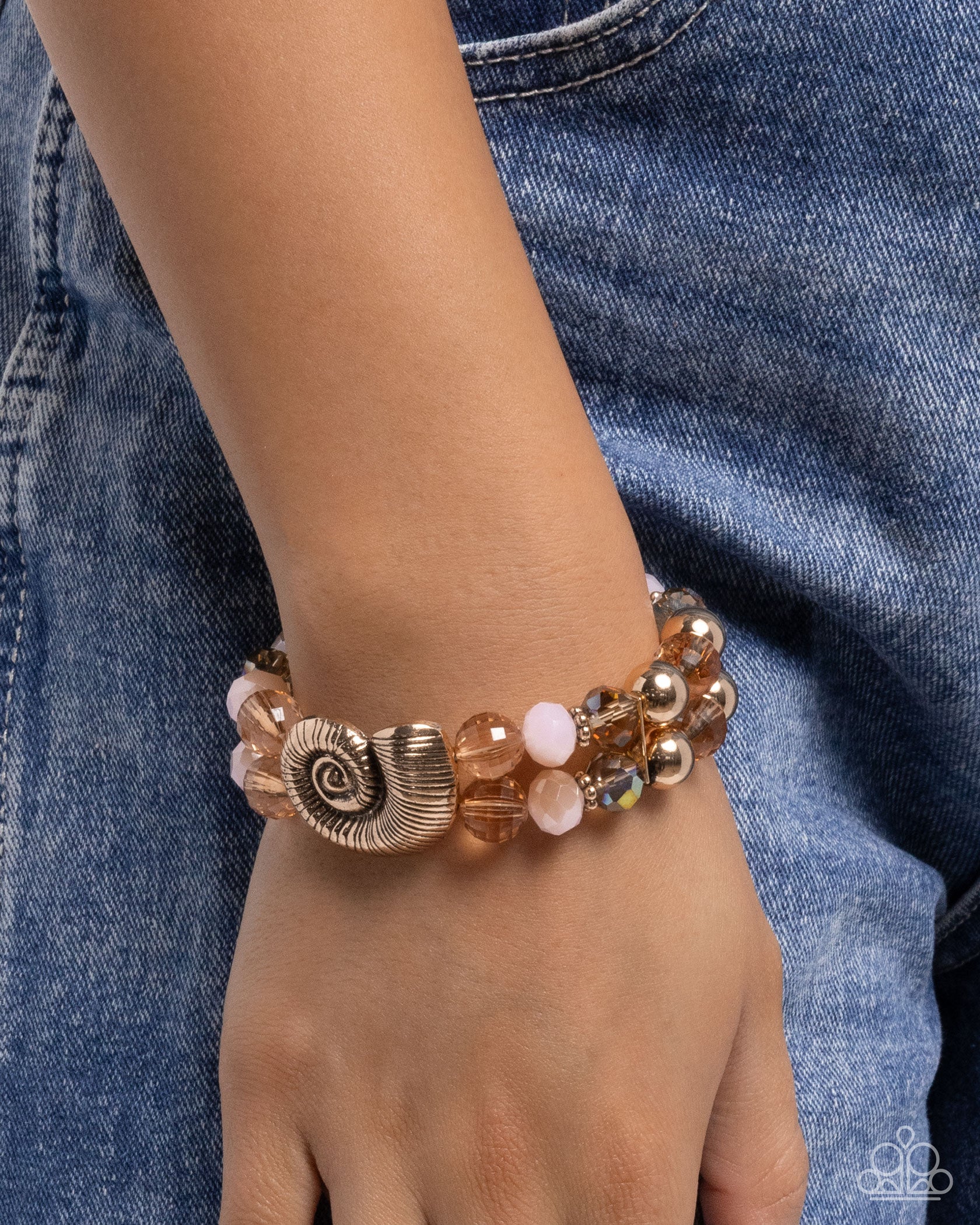 Snail Shimmer - Brown - Paparazzi Bracelet Image