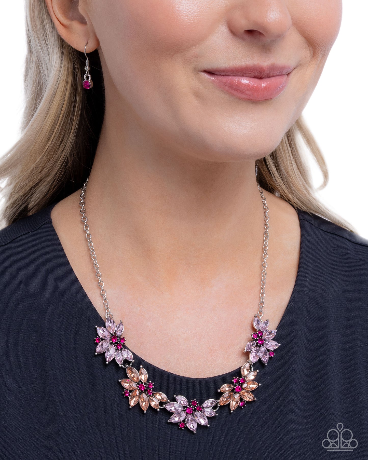 Springtime Season - Pink - Paparazzi Necklace Image