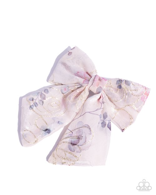 BOW Together - White - Paparazzi Hair Accessories Image