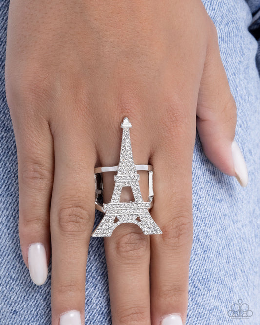 Eiffel Tower Ease - Paparazzi Ring Image