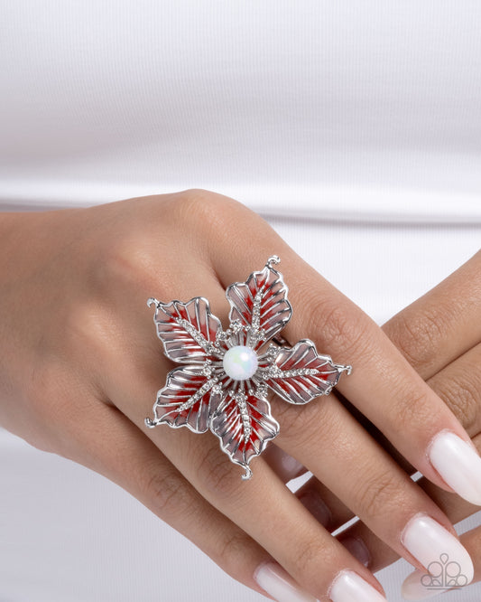 FLORAL Family - Red - Paparazzi Ring Image