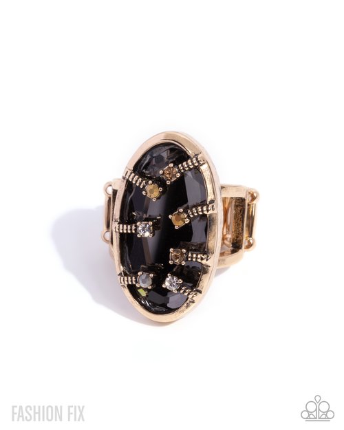 Encircled in Edge - Paparazzi Ring Image