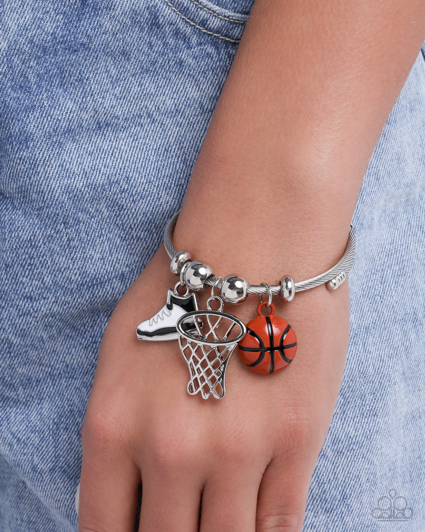 Full Court Advantage - Orange - Paparazzi Bracelet Image