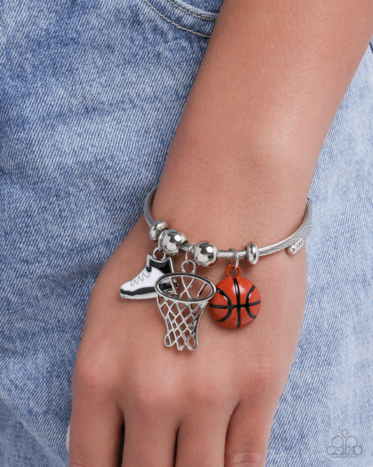 Full Court Advantage - Orange - Paparazzi Bracelet Image