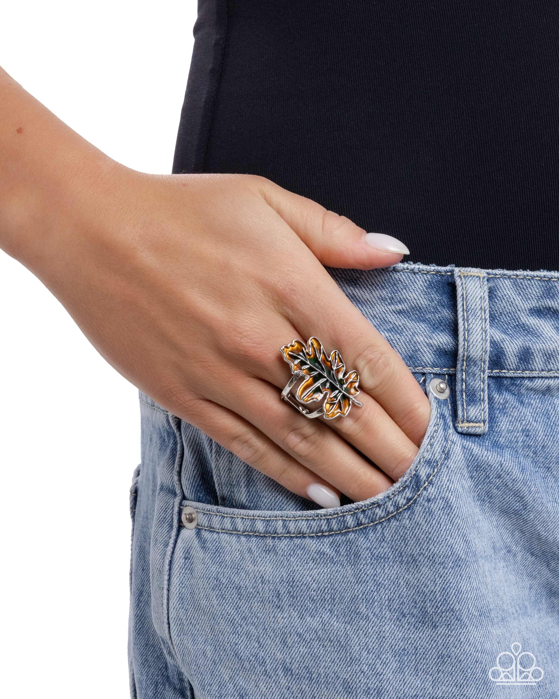 Thankful Treasure - Green - Paparazzi Ring Image