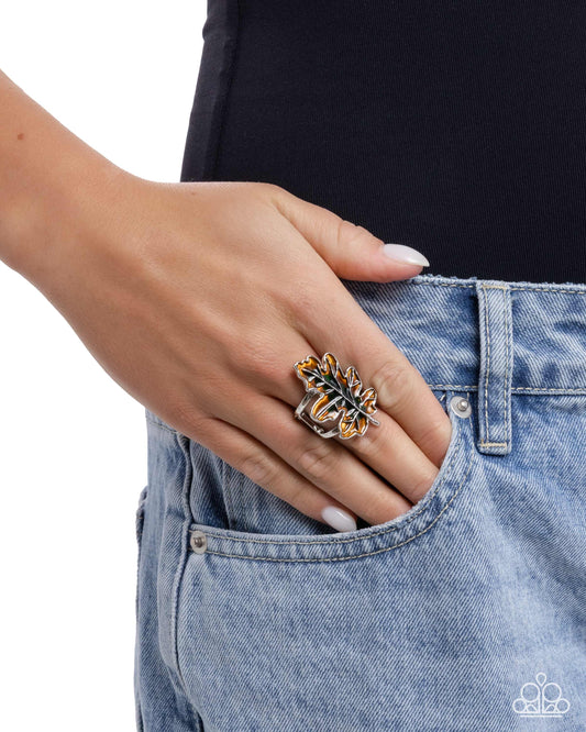 Thankful Treasure - Green - Paparazzi Ring Image