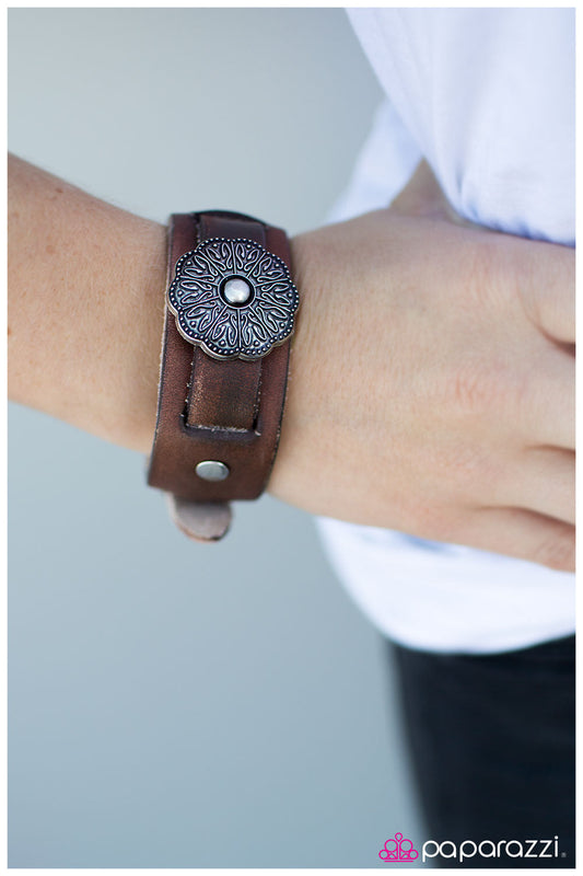Paparazzi Bracelet ~ Adios Muchachos  - Brown