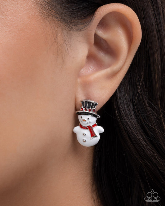 Frosty Flair - Paparazzi Earring Image