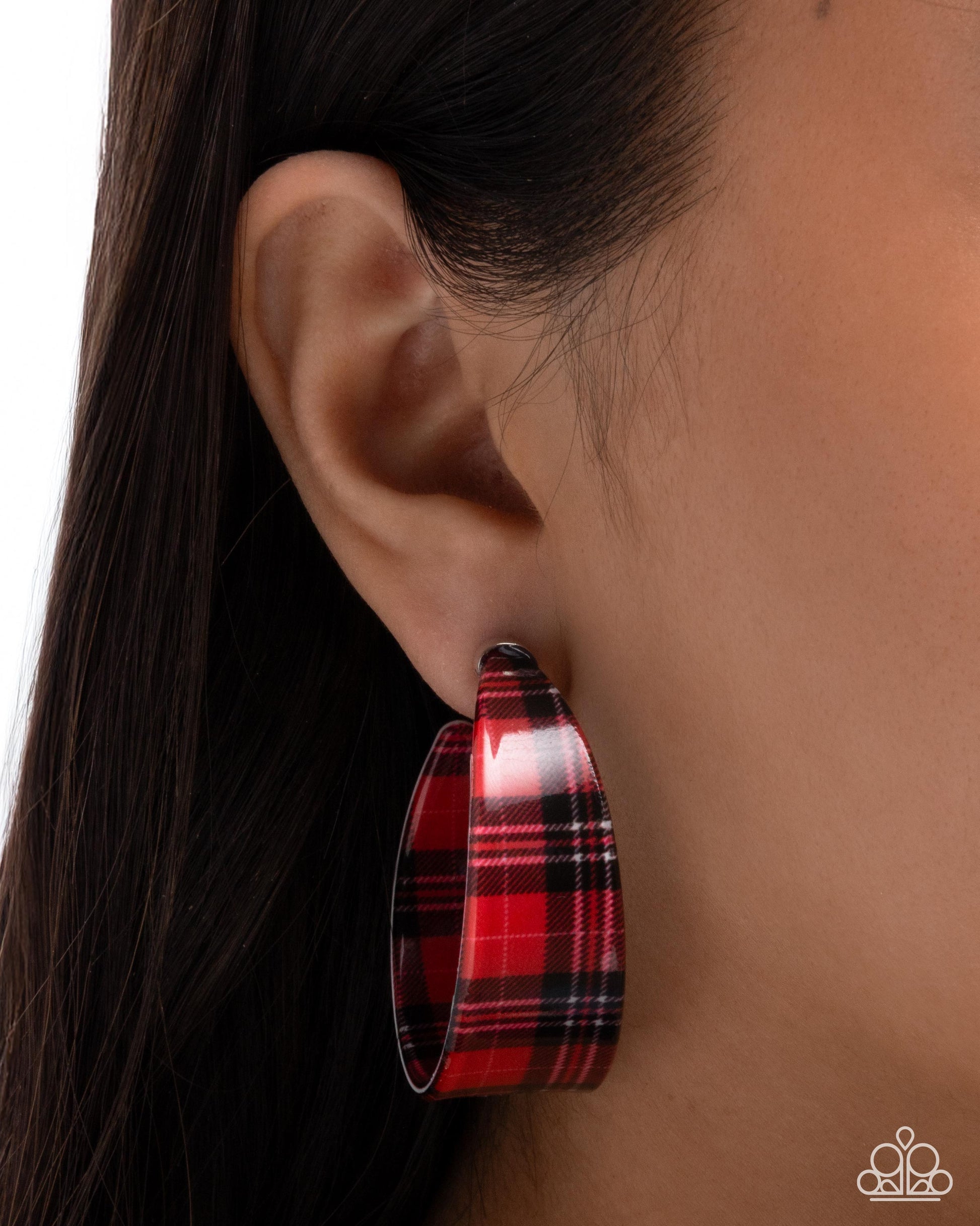 Fabulous Flannel - Paparazzi Earring Image