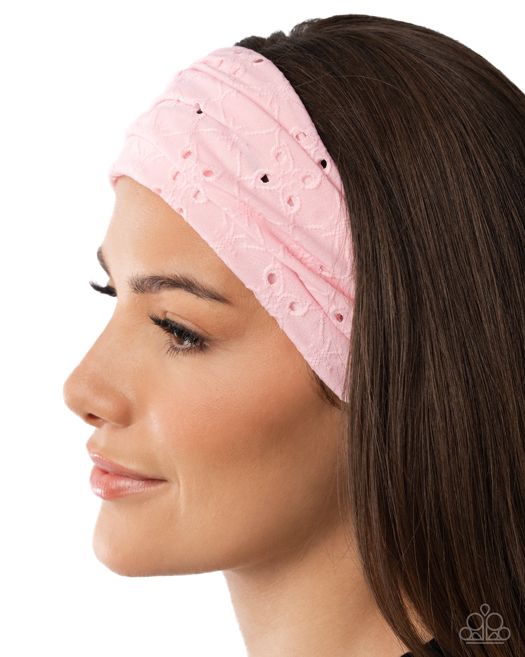 Eyelet Elegance - Pink - Paparazzi Product Image